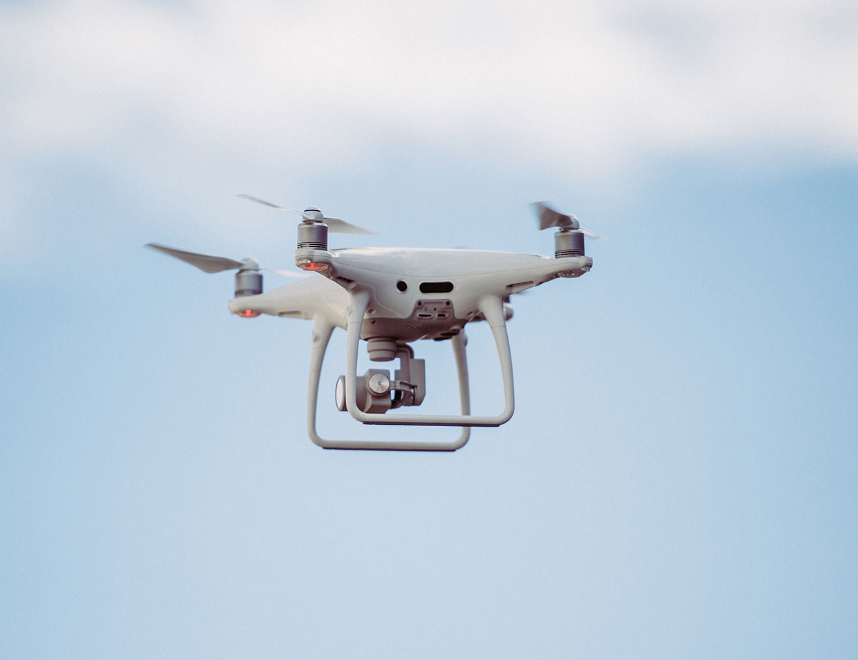Proin pretium eros diam id feugiat mauris White drone in mid air